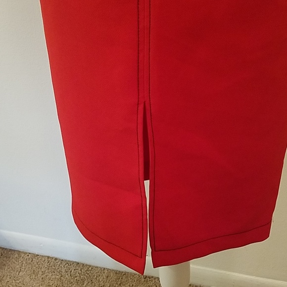 NWT Zara Red cocktail hour Dress - Picture 2 of 8